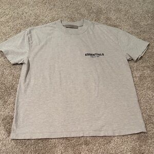 Fear of God Essentials Light Gray Tee